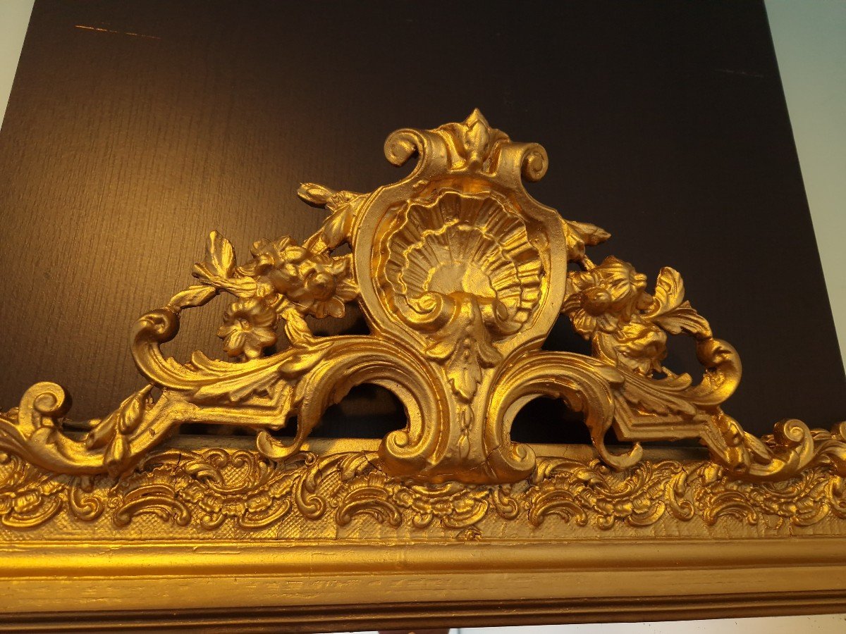 Golden Napoleon Mirror H130 Cm-photo-2