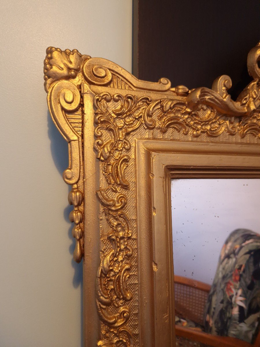 Golden Napoleon Mirror H130 Cm-photo-3