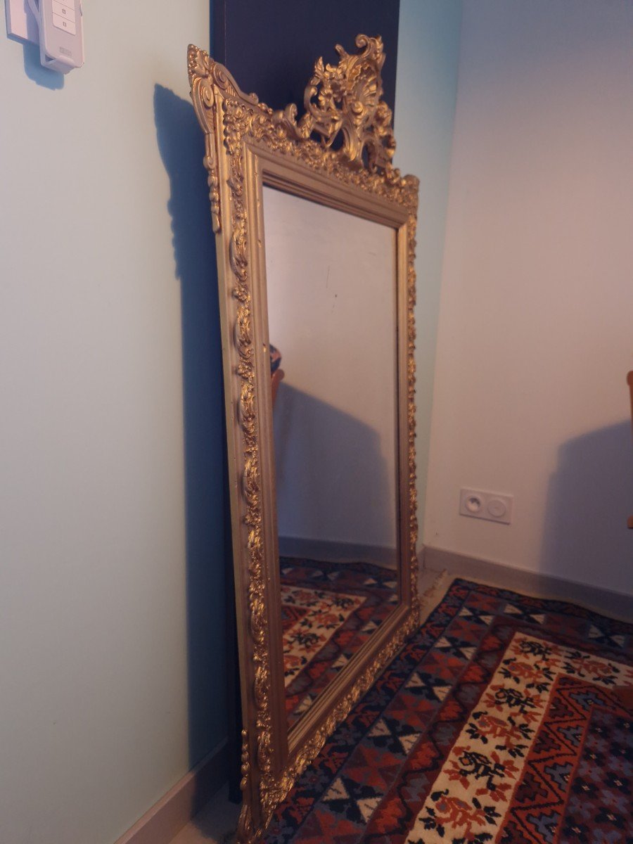 Golden Napoleon Mirror H130 Cm-photo-4