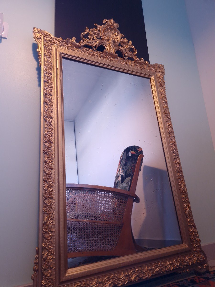 Golden Napoleon Mirror H130 Cm-photo-7