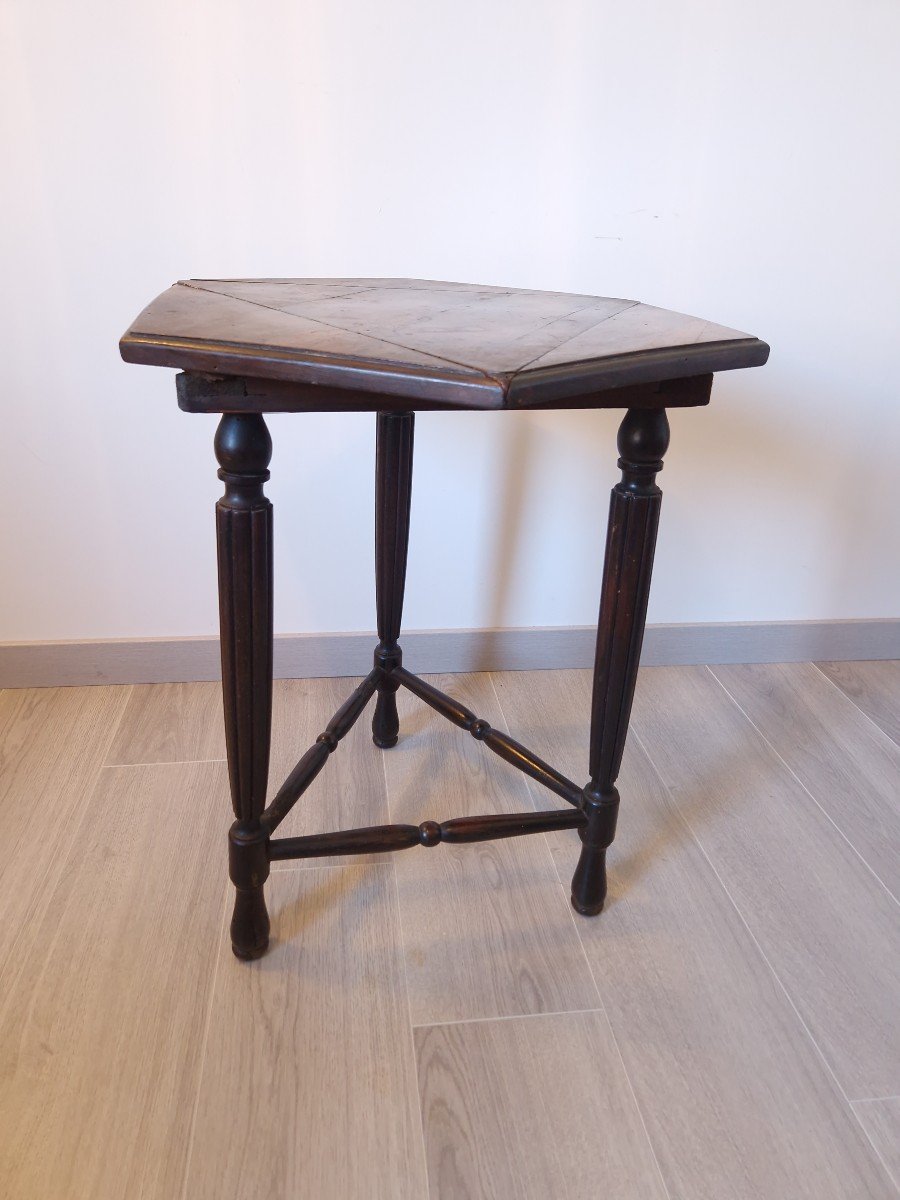 Rare 19th Century English Drop Leaf Cricket Table