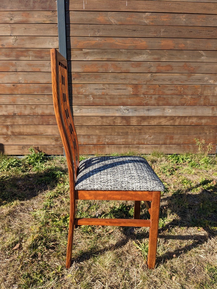 Set Of 8 Vintage Scandinavian Chairs Revisited-photo-6