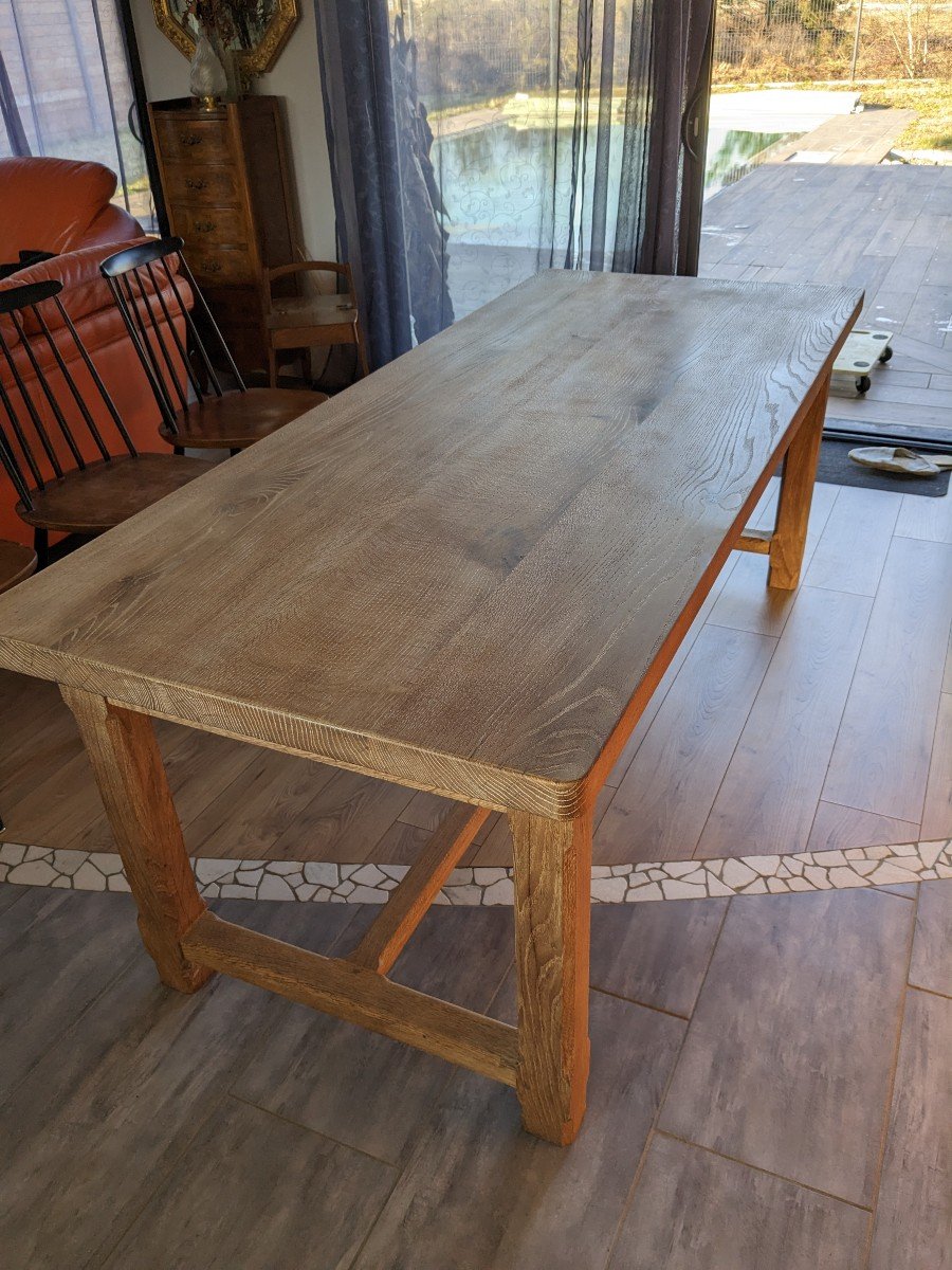 Proantic: Solid Oak Farmhouse Table