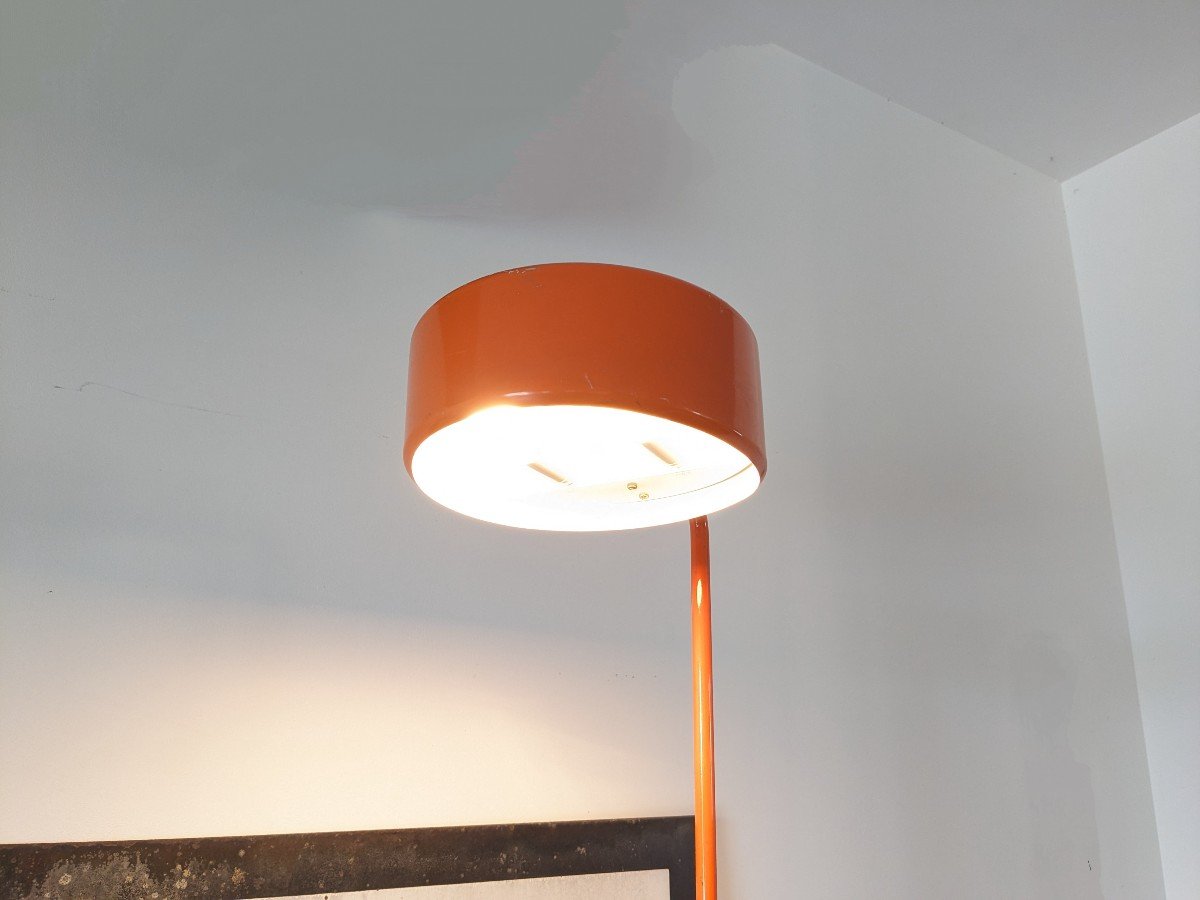 Grande Lampe Vintage Orange Par l'Atelje Lyktan 1970-photo-3