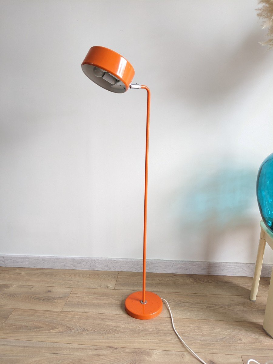 Grande Lampe Vintage Orange Par l'Atelje Lyktan 1970