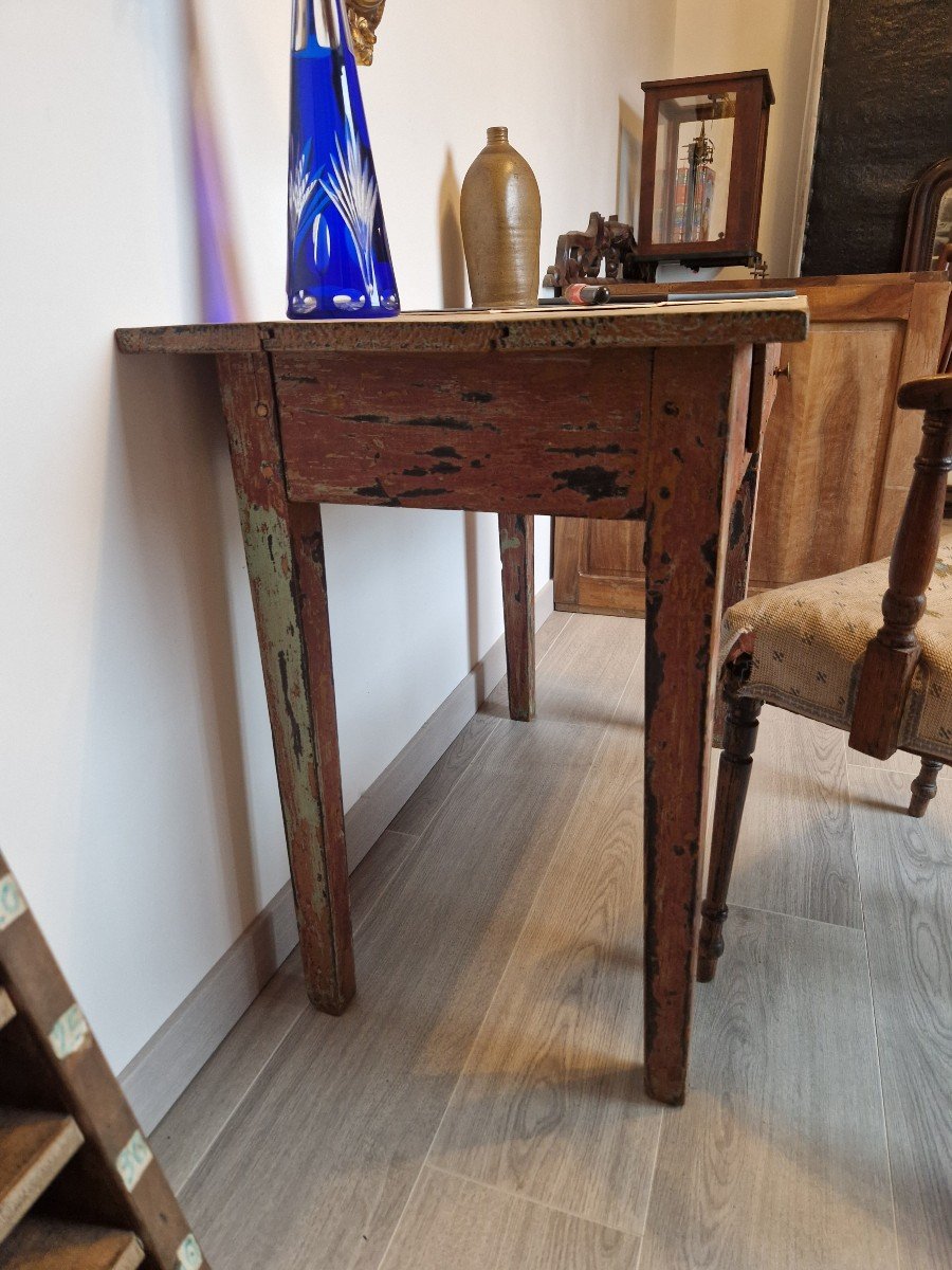 Red Farmhouse Writing Table-photo-6