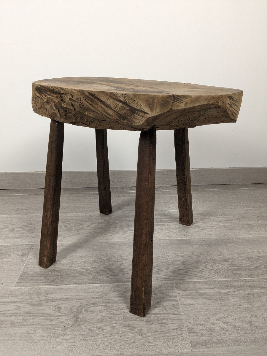 Old Brutalist Side Table-photo-3