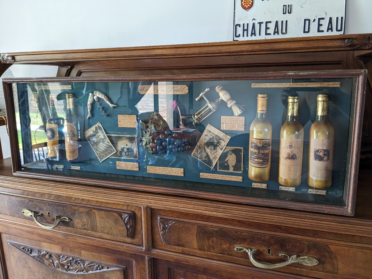 Decorative Showcase “wine Of The World”-photo-1