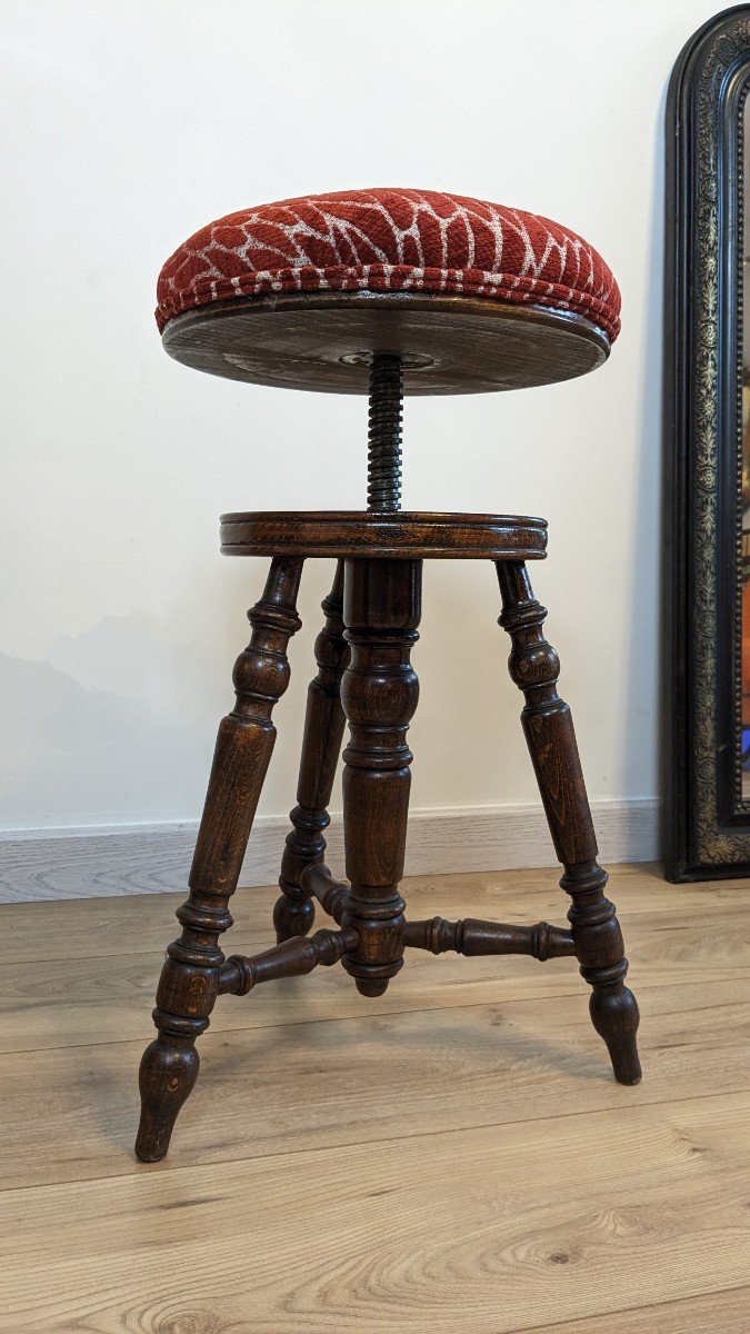 Napoleon III Piano Stool-photo-5