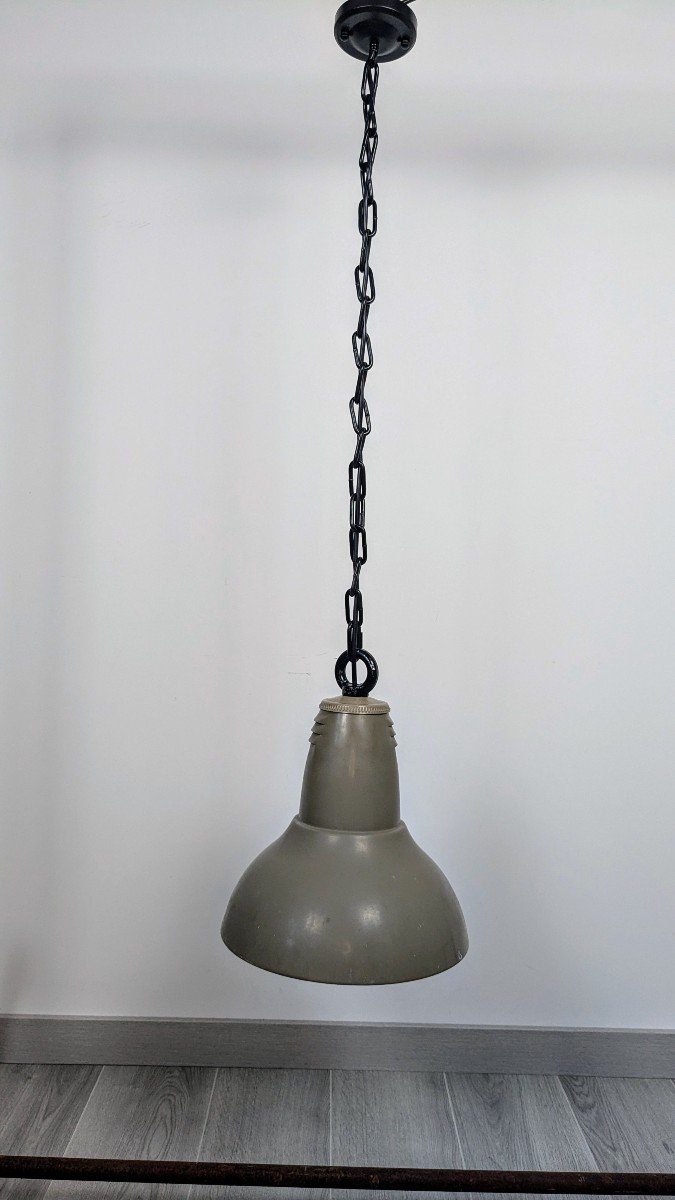 Holophane Vintage Industrial Pendant Light-photo-1