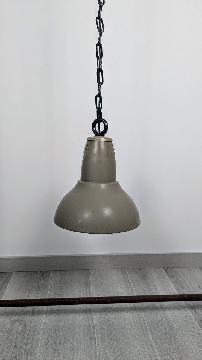 Holophane Vintage Industrial Pendant Light-photo-2