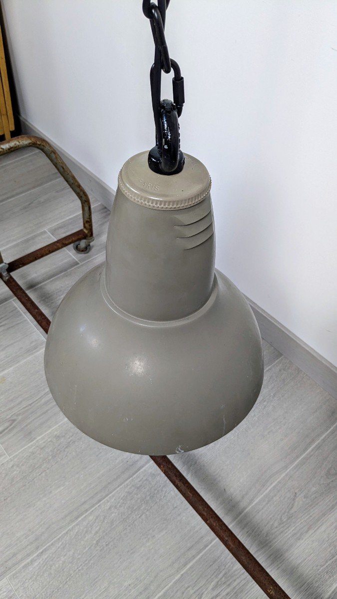 Holophane Vintage Industrial Pendant Light-photo-3