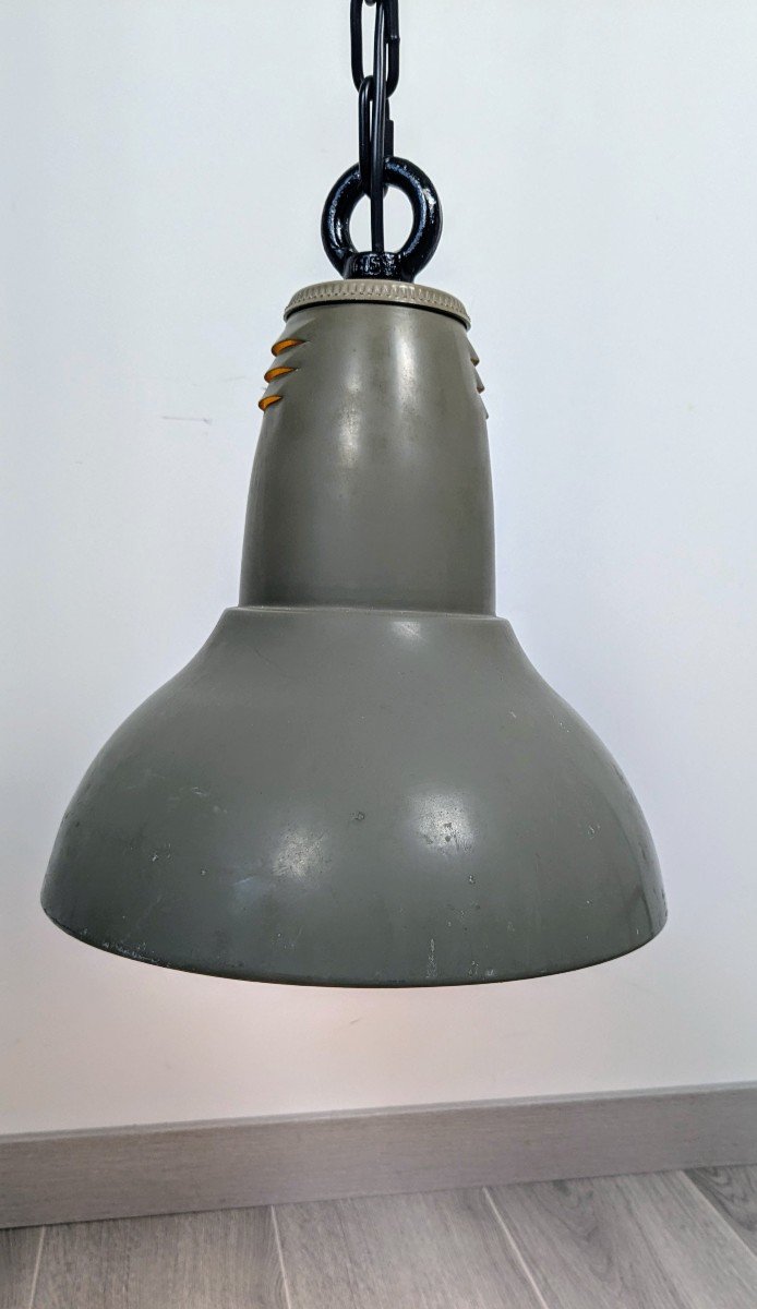 Holophane Vintage Industrial Pendant Light