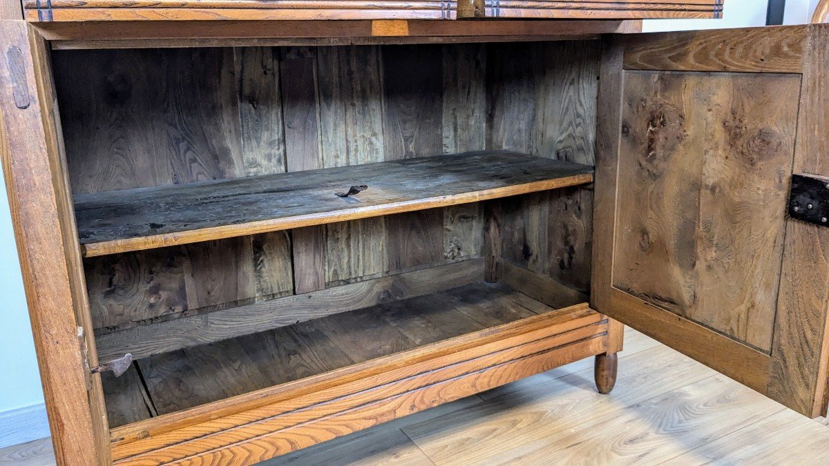 Early 20th Century Solid Wood Country Sideboard-photo-5