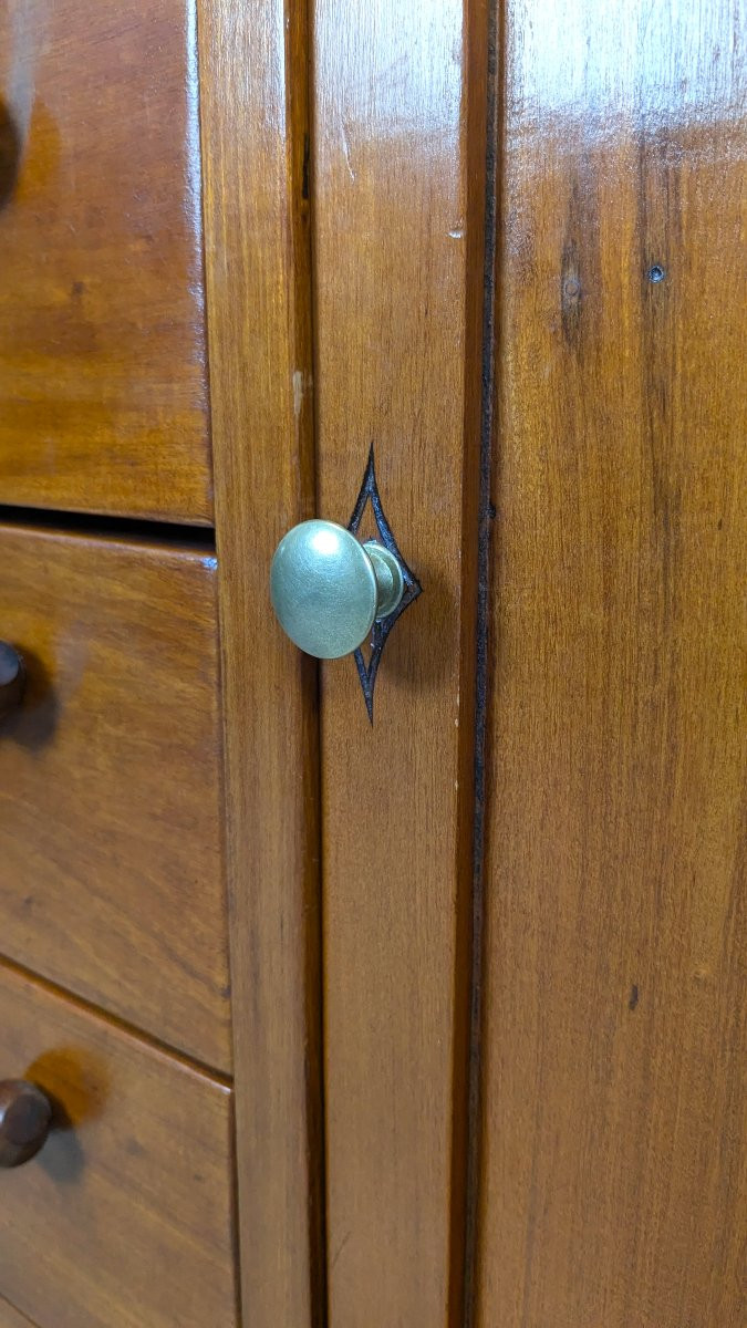 Vintage Mahogany And Mahogany Veneer Sideboard-photo-5