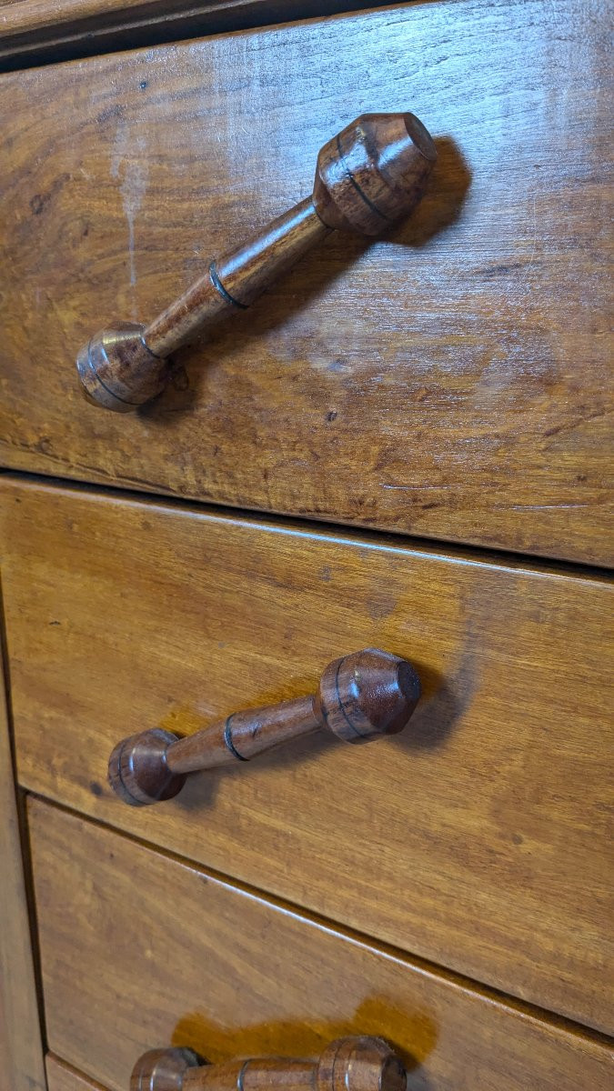 Vintage Mahogany And Mahogany Veneer Sideboard-photo-6