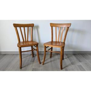 Paire De Chaises Bistrot Vintages Luterma