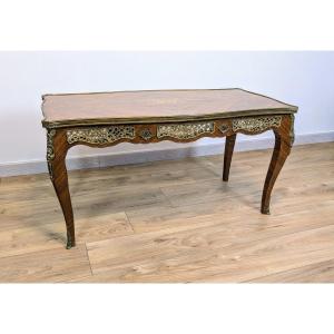 Louis XV Style Inlaid Coffee Table