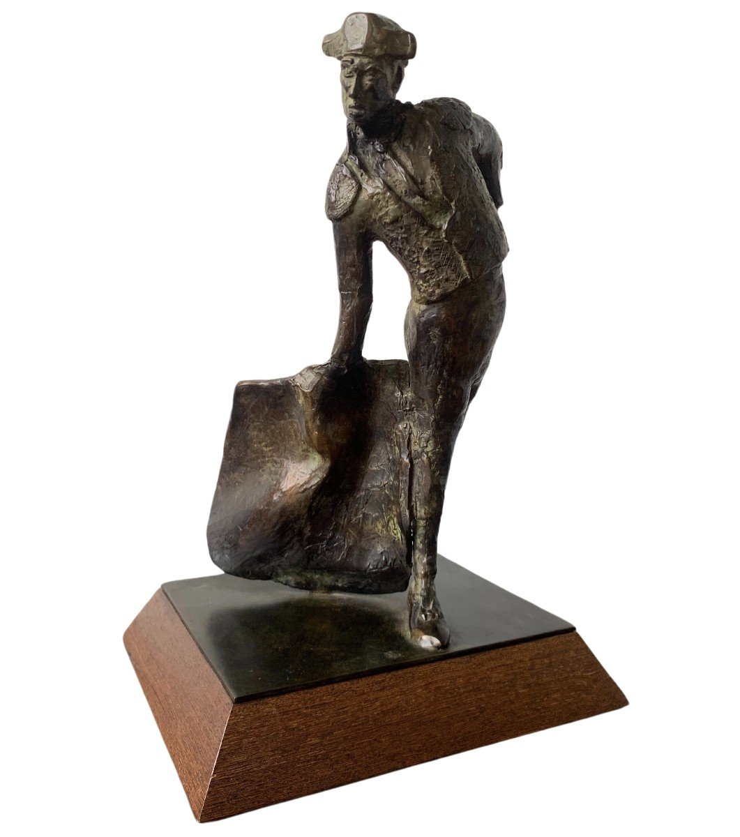 Olivier Chalmin Toréro  Sculpture En Bronze