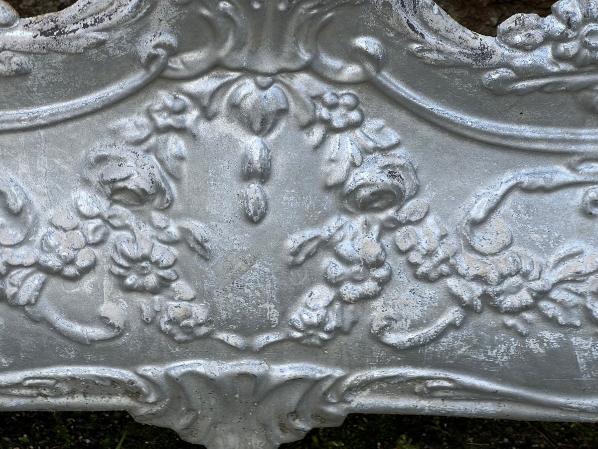 Belle Jardinière En Fonte De Style Louis XV, Fin Du XIXe Siècle. 70 Cm X 34cm-photo-2