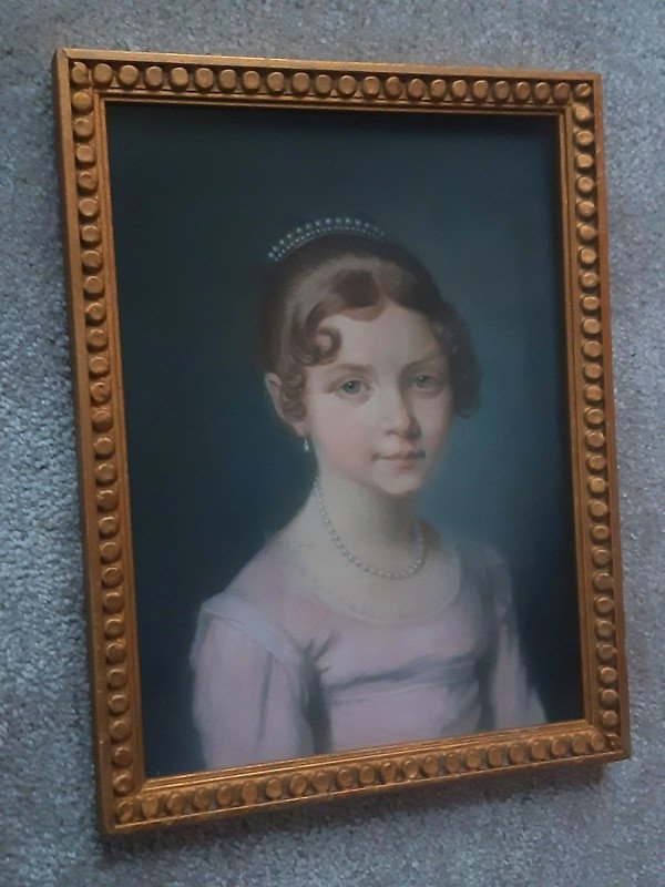 Ravissant Portrait De Jeune Femme Aux Pastels Entourage De Louis-léopold Boilly (1761-1845) -photo-4