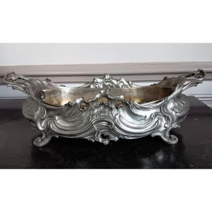 Victor Saglier (1809-1894) Important Rocaille Style Silver Bronze Planter