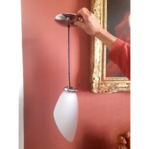 Beautiful Set Of Italian Ceiling Lights Veart Artémide Model "arpasia" Murano Glass