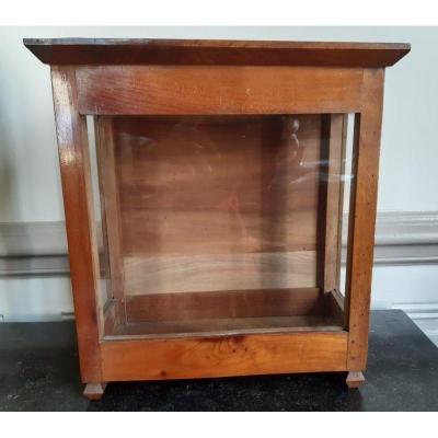 Old Wooden Pharmacy Balance Display Case Original Windows XIXth Century