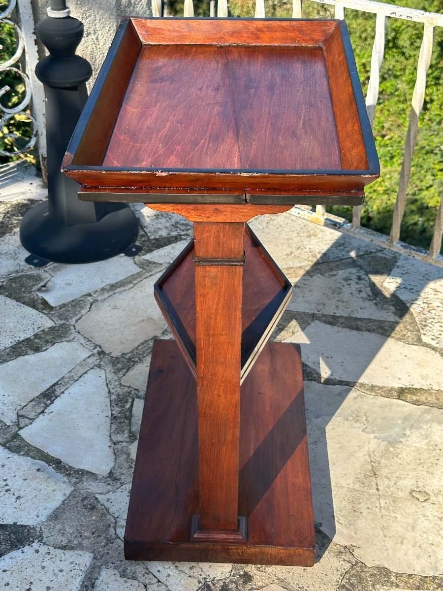 Small Mahogany Pocket Table, 19th Century -photo-2