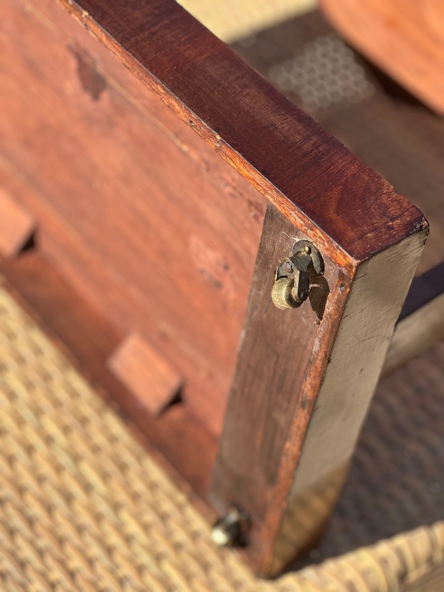 Small Mahogany Pocket Table, 19th Century -photo-3