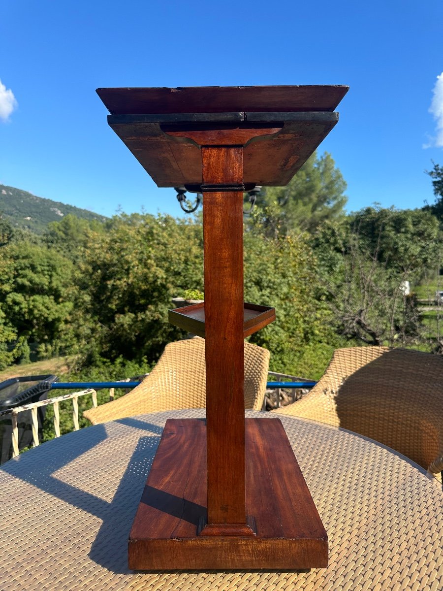 Small Mahogany Pocket Table, 19th Century -photo-5