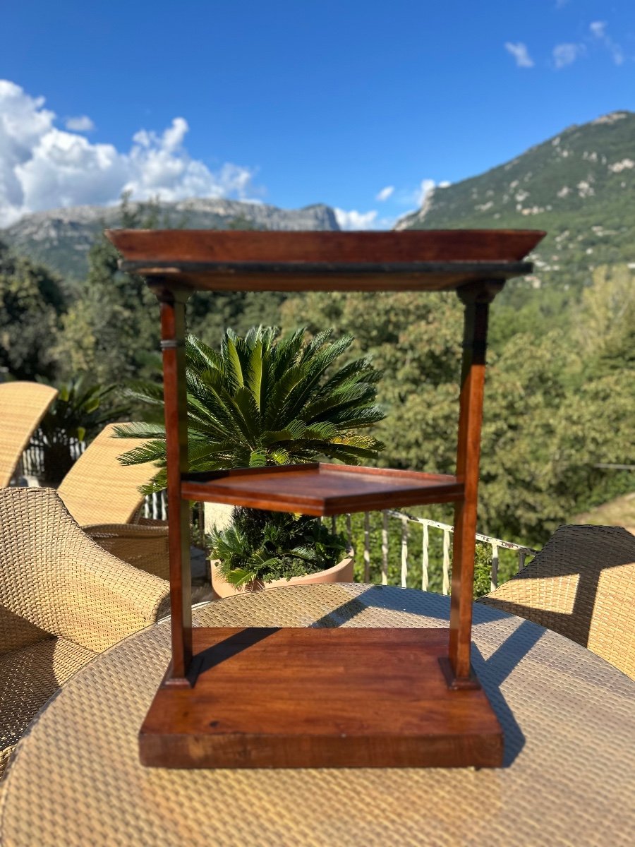 Small Mahogany Pocket Table, 19th Century -photo-7