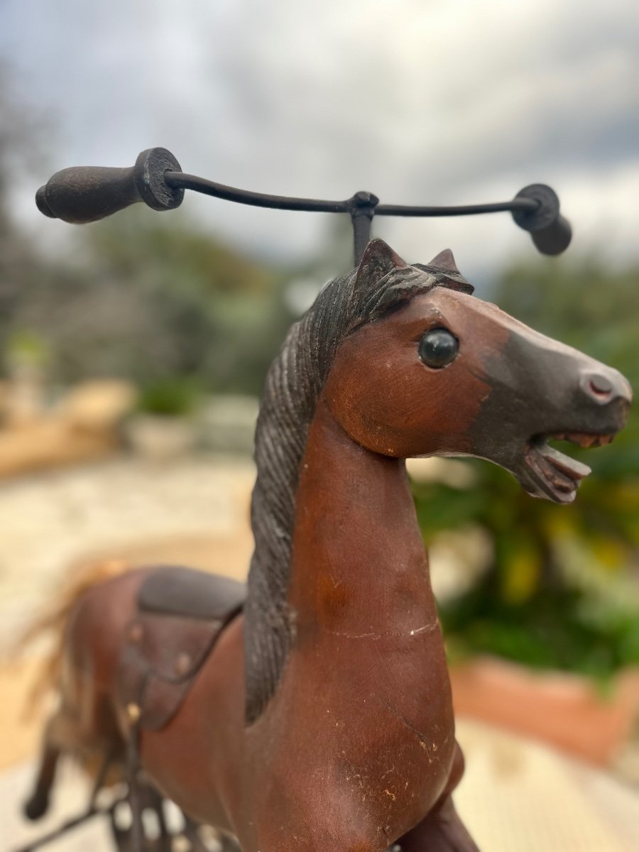 Horse Tricycle, Antique Toy .-photo-2