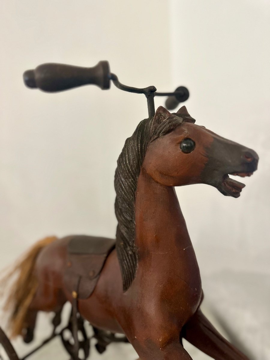 Horse Tricycle, Antique Toy .-photo-4