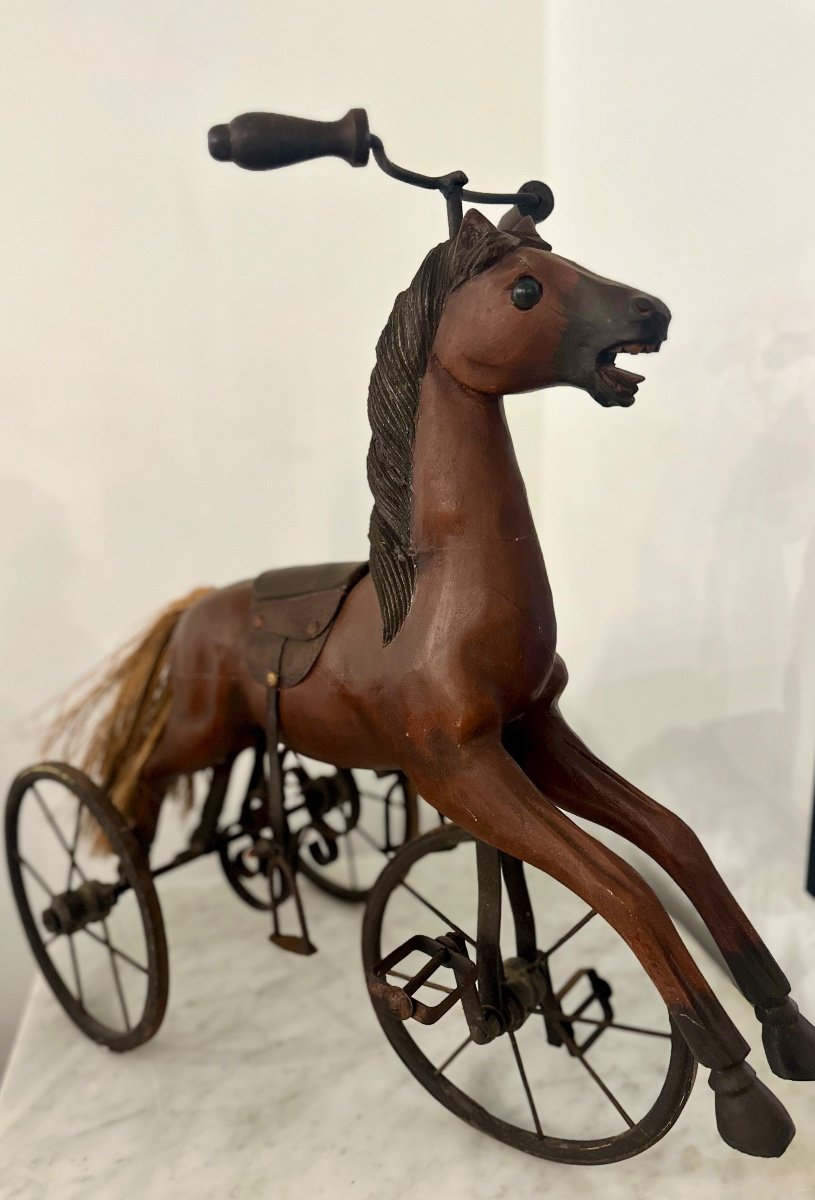 Horse Tricycle, Antique Toy .-photo-5