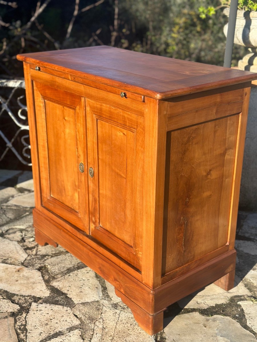 Charming Little Cherrywood Buffet From The 19th Century -photo-2