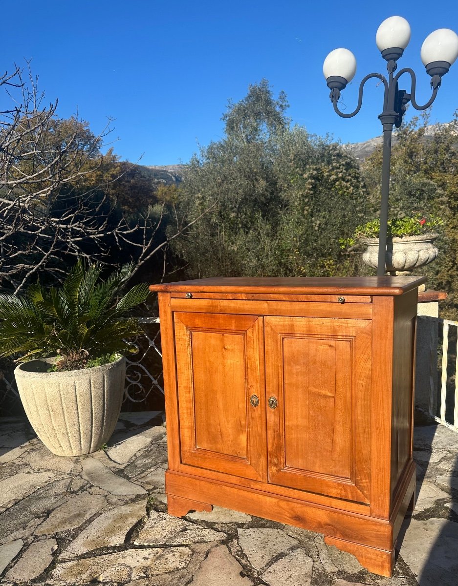 Charming Little Cherrywood Buffet From The 19th Century -photo-3