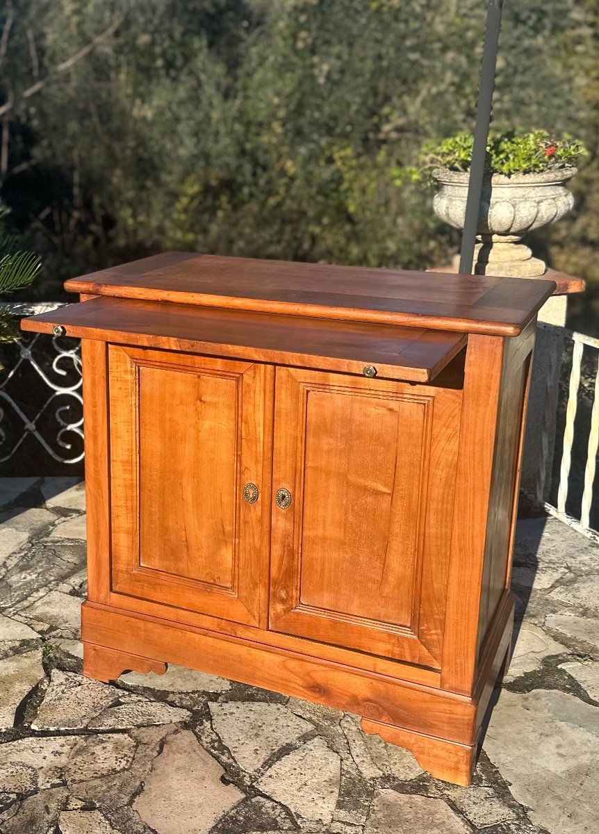 Charming Little Cherrywood Buffet From The 19th Century -photo-4