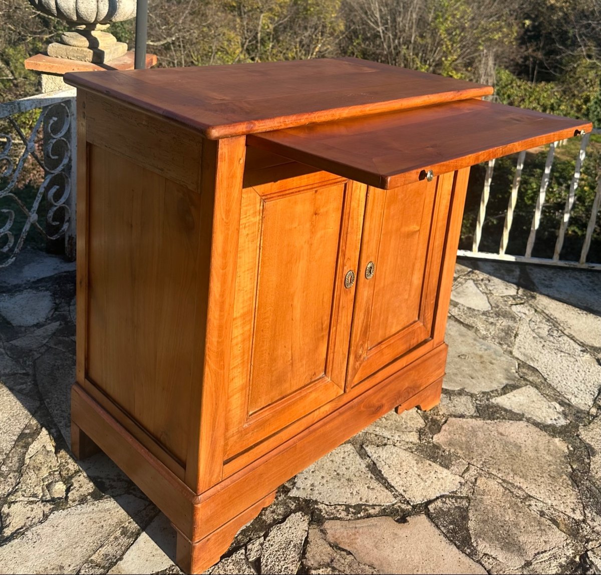 Charming Little Cherrywood Buffet From The 19th Century -photo-3