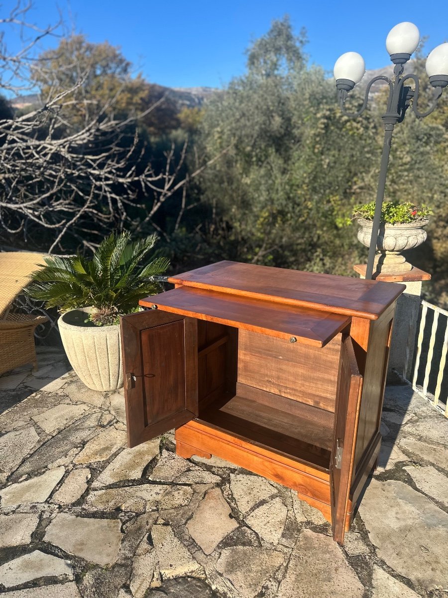 Charming Little Cherrywood Buffet From The 19th Century -photo-4