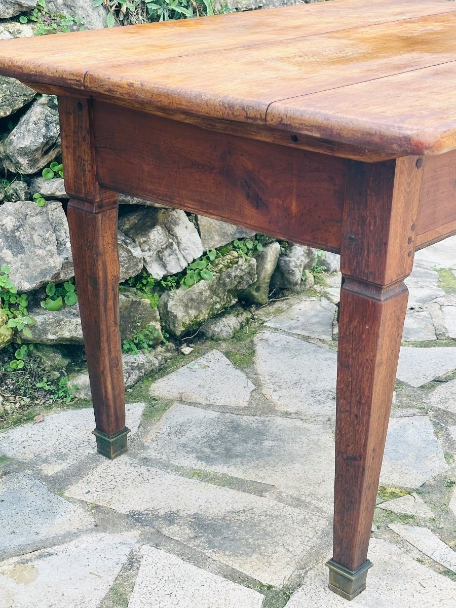 Walnut Table, Directoire, 18th Century -photo-3