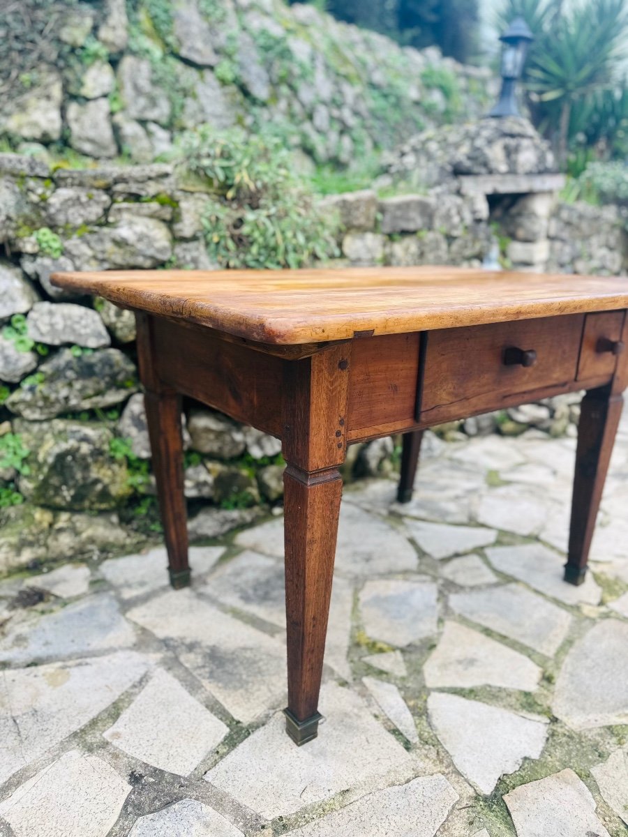 Walnut Table, Directoire, 18th Century -photo-5