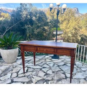 Louis XVI Style Mahogany Desk, 20th Century 