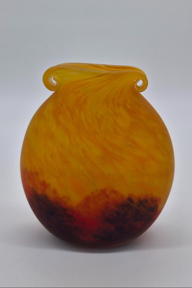 French Glass Vase