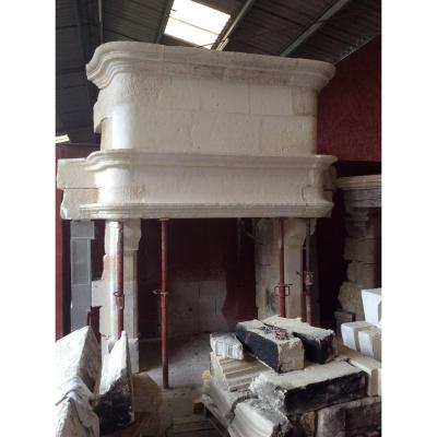 Beautiful Renaissance Fireplace In Stone From Crazannes