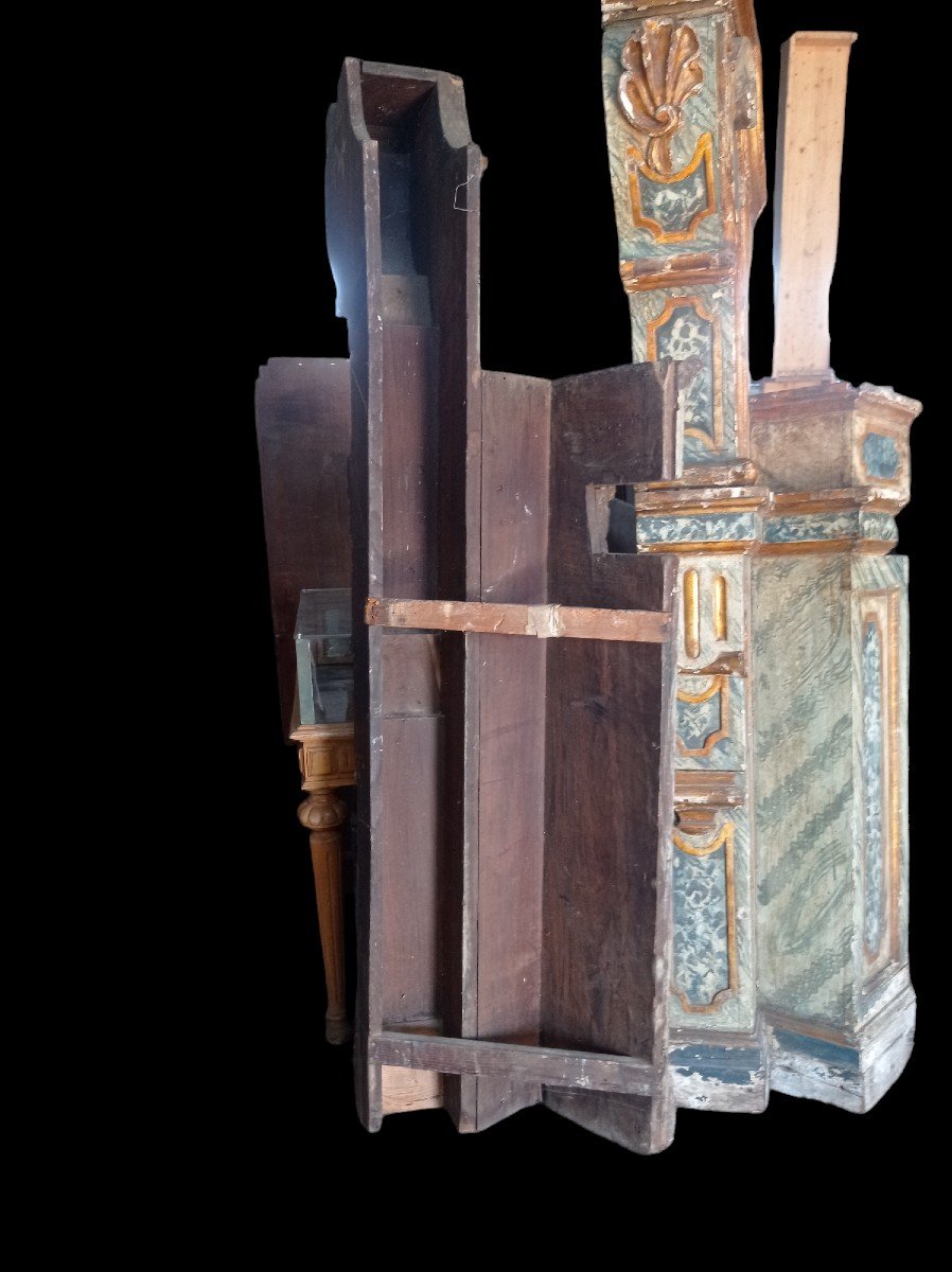 Pair Of Woodwork Italy 18th Century-photo-4