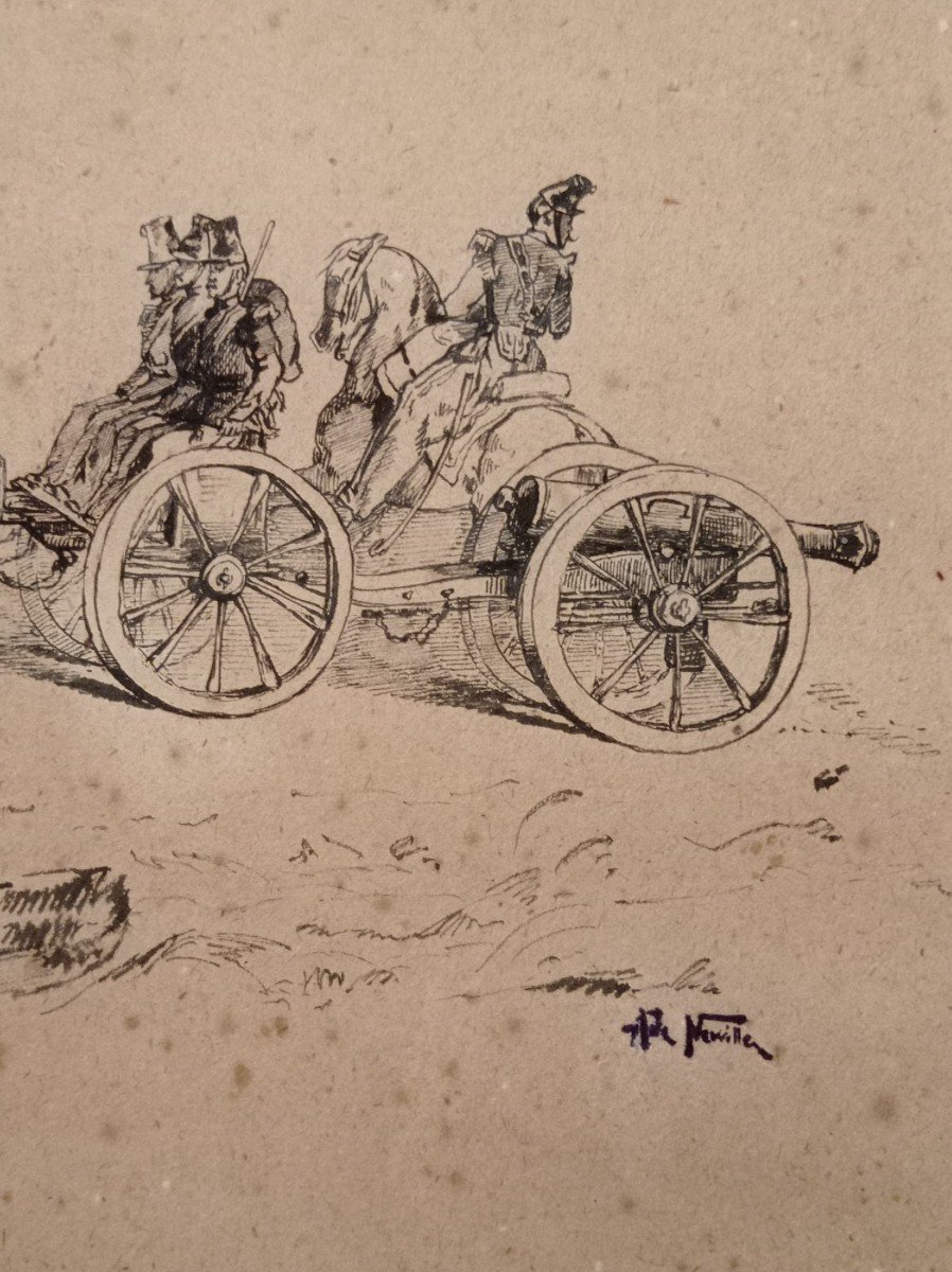 Drawing By Alphonse De Neuville  -photo-3