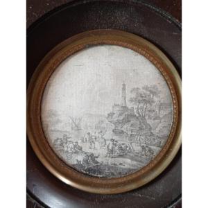 De Boissieu Jean Jacques Miniature 18th Century