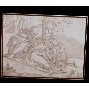 Holy Family Drawing Lamponi Collection