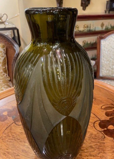 Art Deco Vase By Legras